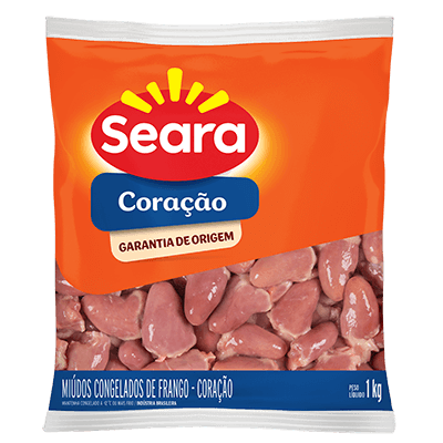 Coração de Frango Congelado 1Kg