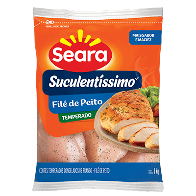 Filé de Peito Temperado 1Kg