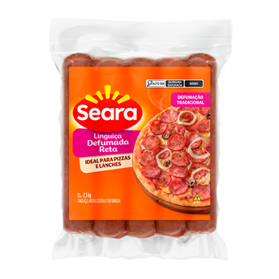 Linguiça Defumada Reta 2,5Kg