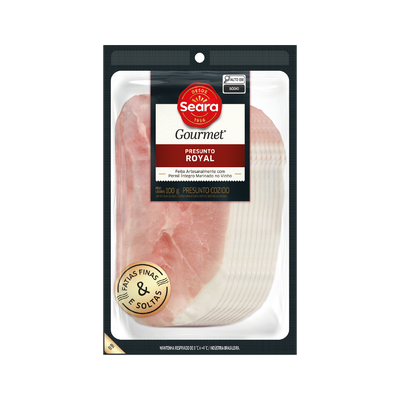 Presunto Royal Fat. Seara Gourmet 100g