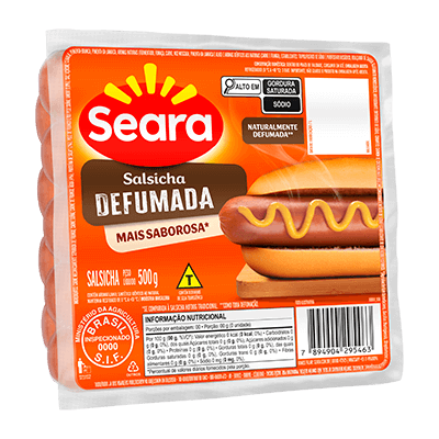 Salsicha Hot Dog Defumada 500g Seara