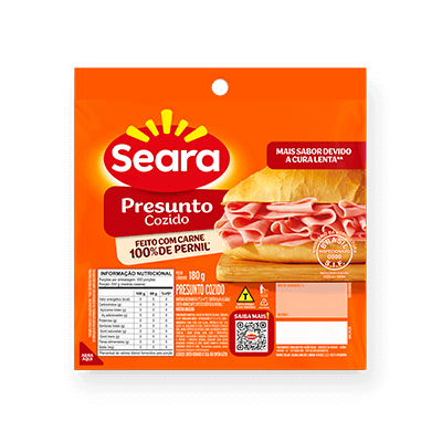 Presunto Cozido Fatiado 180g