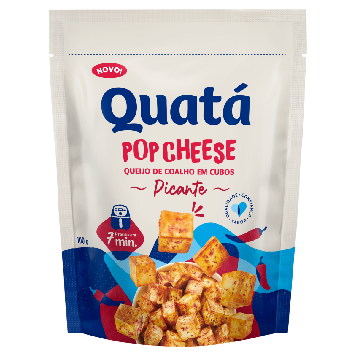 Queijo Coalho Pop Cheese c/ Pimenta 100g