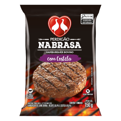 Hambúrguer Bovino Costela na Brasa 150g