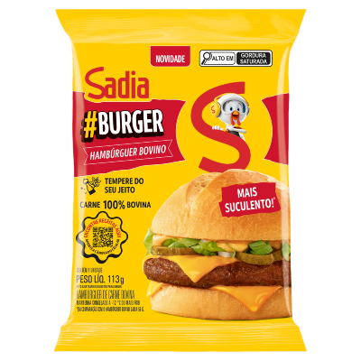 Hambúrguer Bovino Sadia 113g