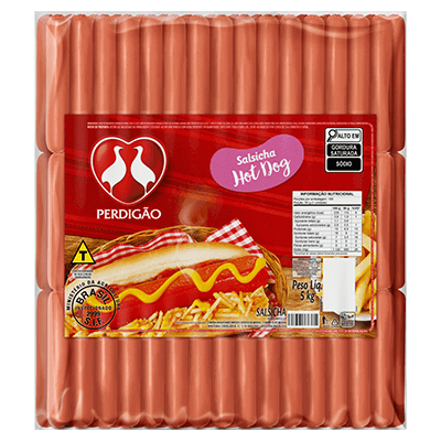 Salsicha Hot-Dog Congelada 5kg