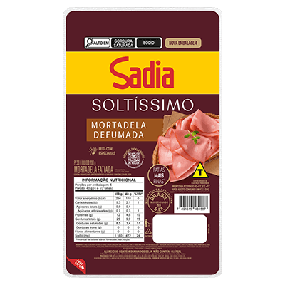 Mortadela Defumada Fatiado 200g Soltissimo