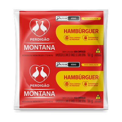 Hambúrguer de Frango e Bovina 56g Perdigão