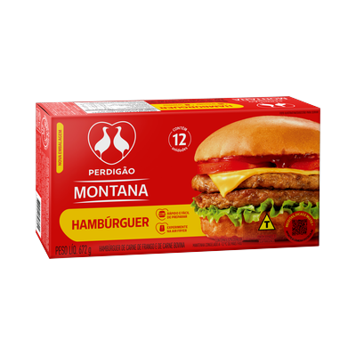 Hambúrguer de Carne Bovina e Aves 672g Perdigão