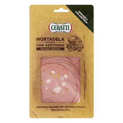 Mortadela Bologna com Azeitona Fatiada 150g