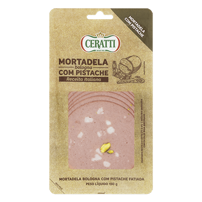 Mortadela Fatiada com Pistache 150g
