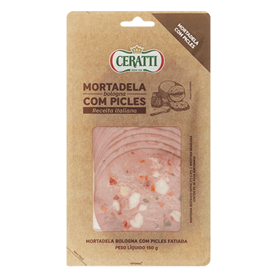 Mortadela Bologna com Picles Fatiada 150g
