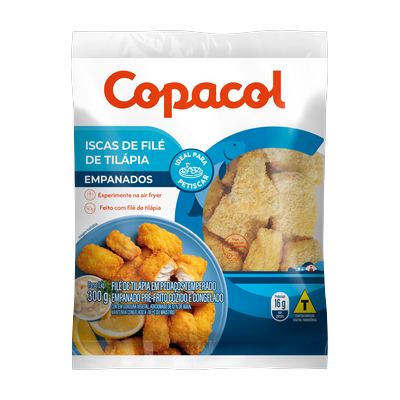 Iscas de Filé de Tilápia Emp. 300g